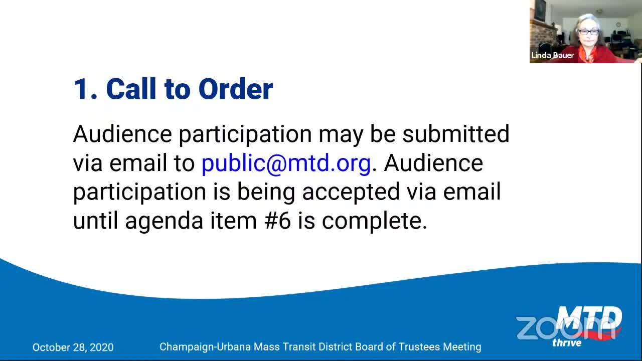 MTD Board of Trustees - 10/28/20
