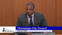 Deputy City Manager Kyles running the Meeting from the Dias. 