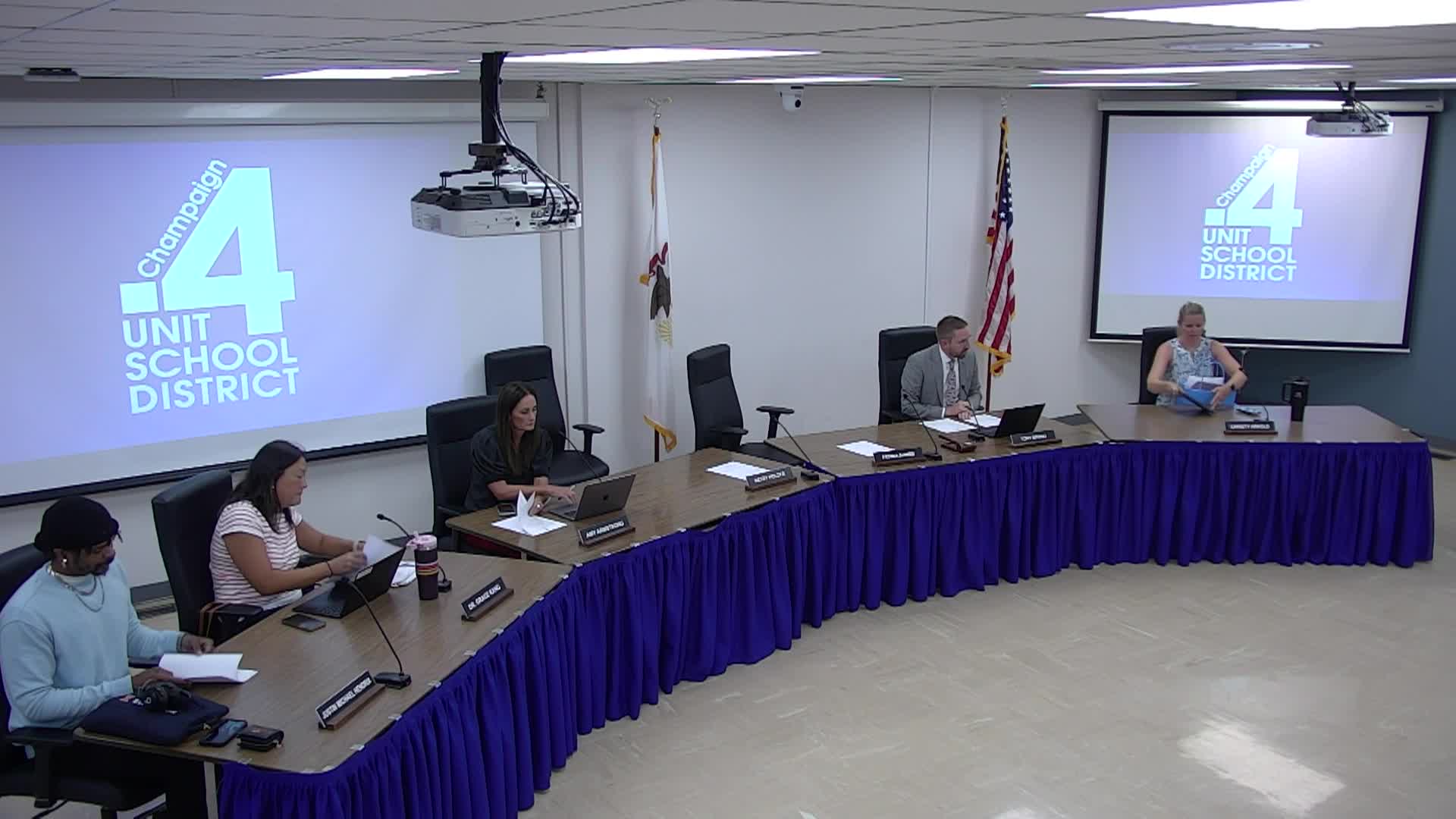 Unit 4 Board of Education - 8/11/25