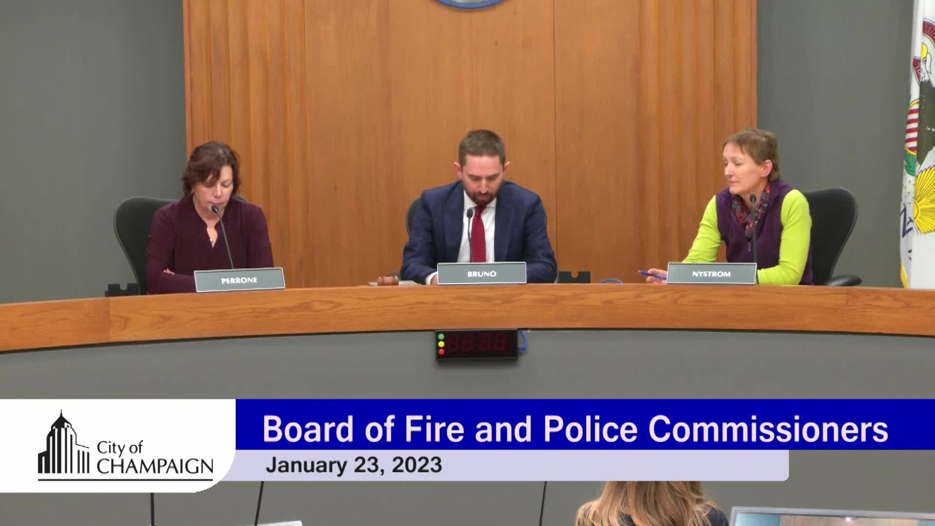 Board of Fire and Police Commissioners - 1/23/23